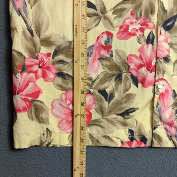 Newt At The Royal Honolulu Shirt Men's XL Mulitcolor Floral Parrots Hawaiian - Picture 6 of 9